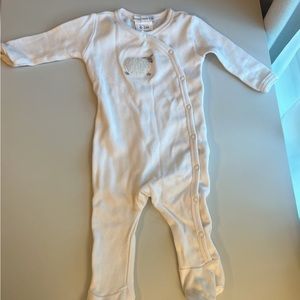 Pottery Barn Baby Organic Footie Sleeper | 0-3M